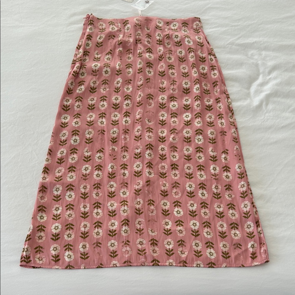 FP Movement by Free People Pink Floral A-Line Skirt